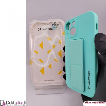 Wozinsky 4in1 švelnaus silikono dėklas - mėtinis (telefonui Apple Iphone 13 Mini) Wozinsky 4in1 švelnaus silikono dėklas - mėtinis (telefonui Apple Iphone 13 Mini)
